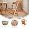 Flash Furniture Holden Commercial Grade Oak Solid Wood Folding Dining Chair ZH-8005-3-OAK-GG - alternate 4